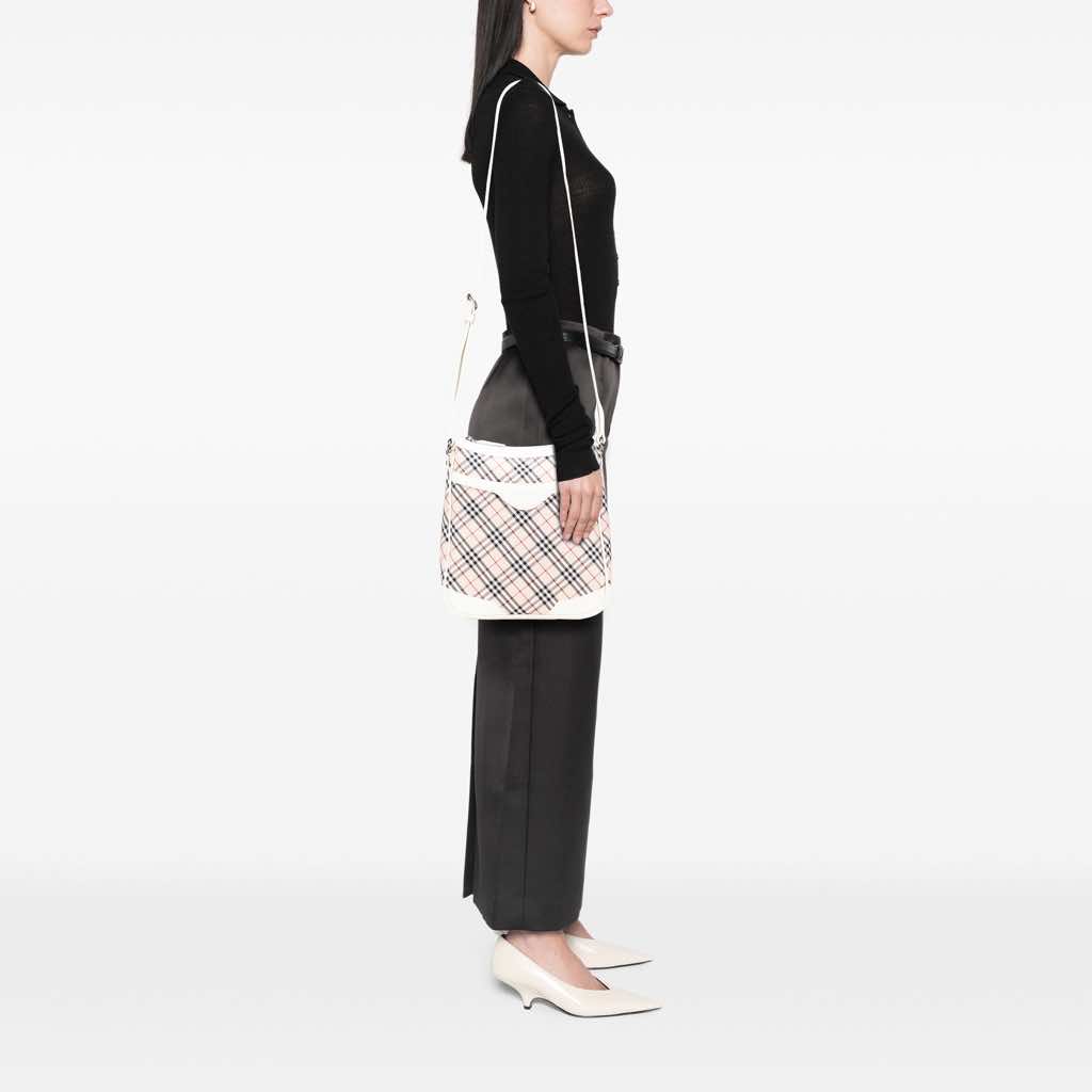 Burberry Nova Check Canvas Crossbody - Image 13