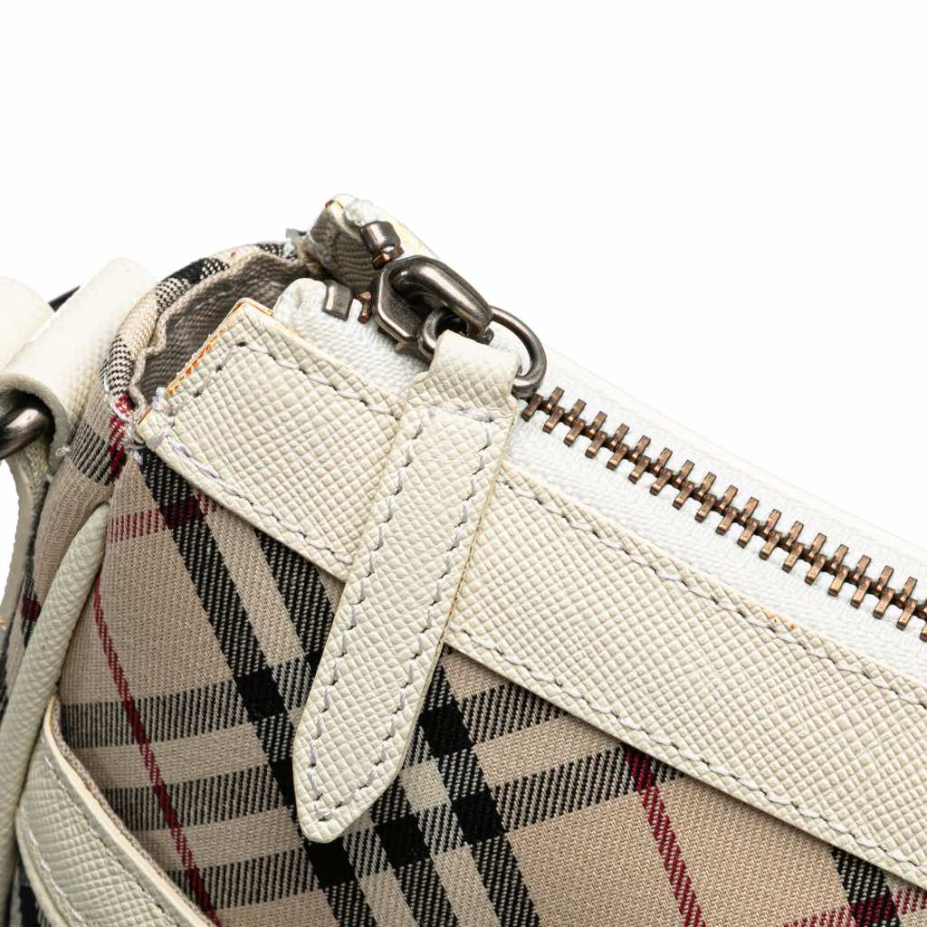 Burberry Nova Check Canvas Crossbody - Image 10