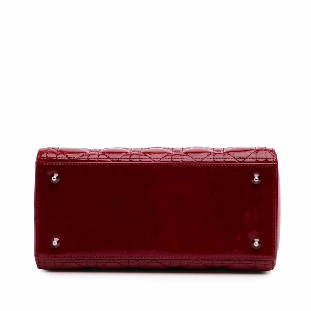 Dior Medium Patent Cannage Lady Dior - 3