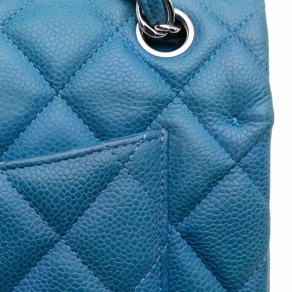 Chanel Jumbo Classic Caviar Double Flap - Image 14