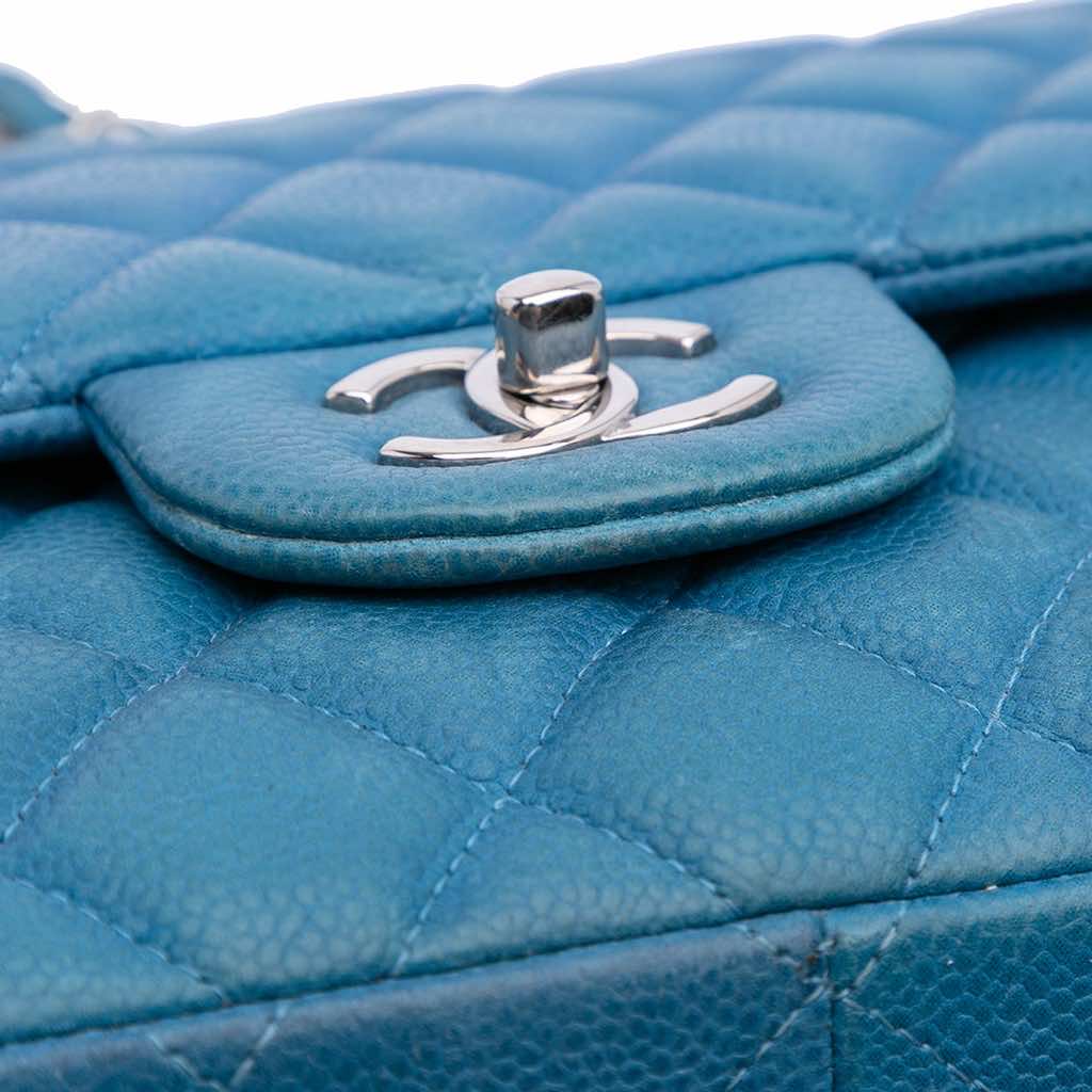 Chanel Jumbo Classic Caviar Double Flap - Image 15