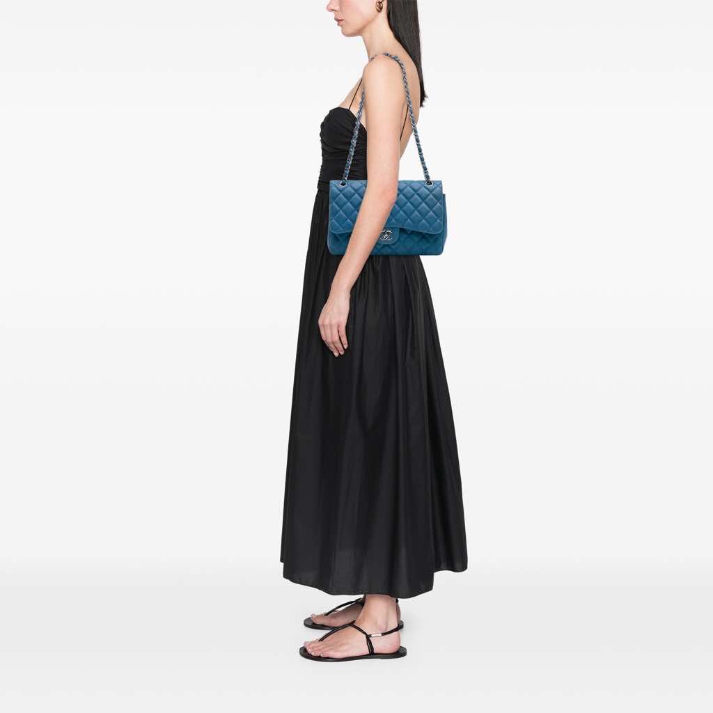 Chanel Jumbo Classic Caviar Double Flap - Image 16