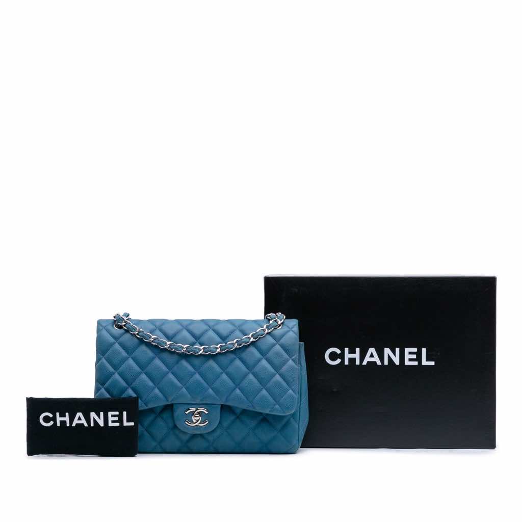 Chanel Jumbo Classic Caviar Double Flap - Image 17