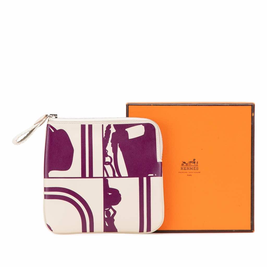 Hermès Swift Brides de Gala en Desordre Tattoo Carre Pocket Pouch - Image 14
