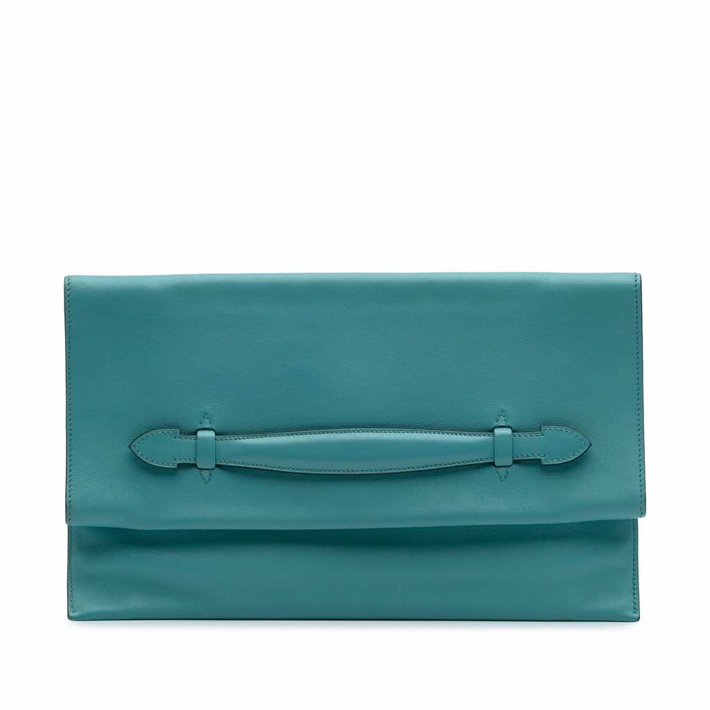 Hermès Evercolor Pliplat Clutch
