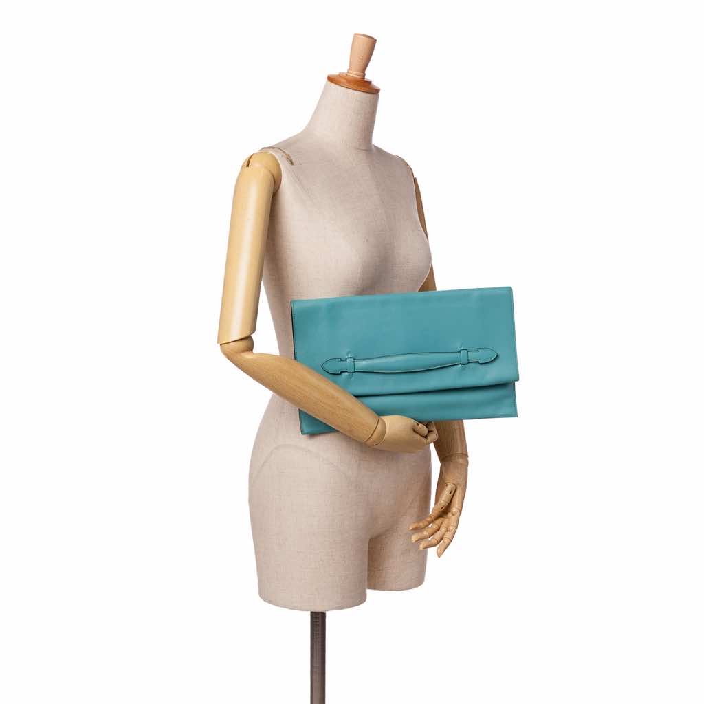 Hermès Evercolor Pliplat Clutch - Image 14