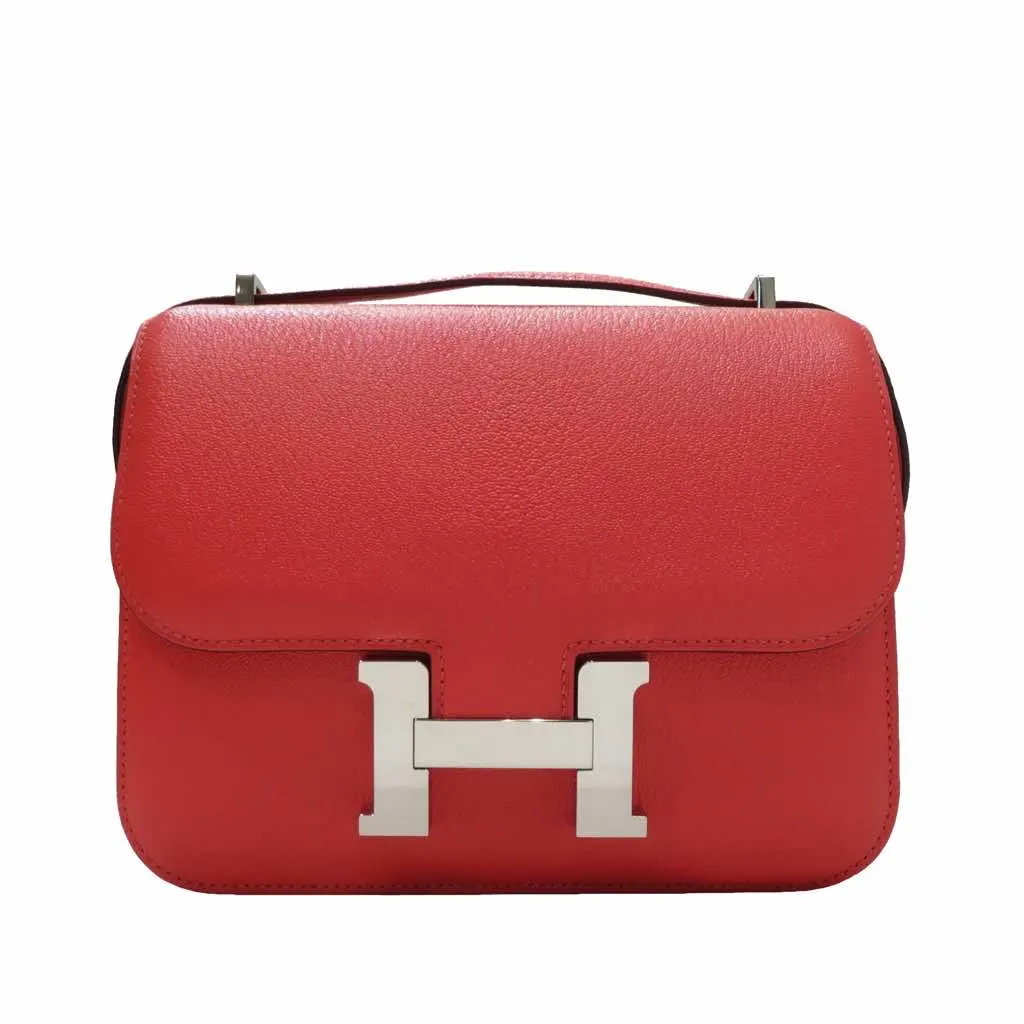 Hermès Mini Epsom Constance 18 Red Leather Very good - Front View