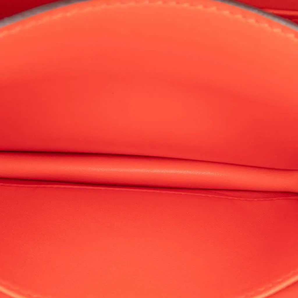 Hermès Mini Tadelakt Constance 18 Red Leather Good - Box View