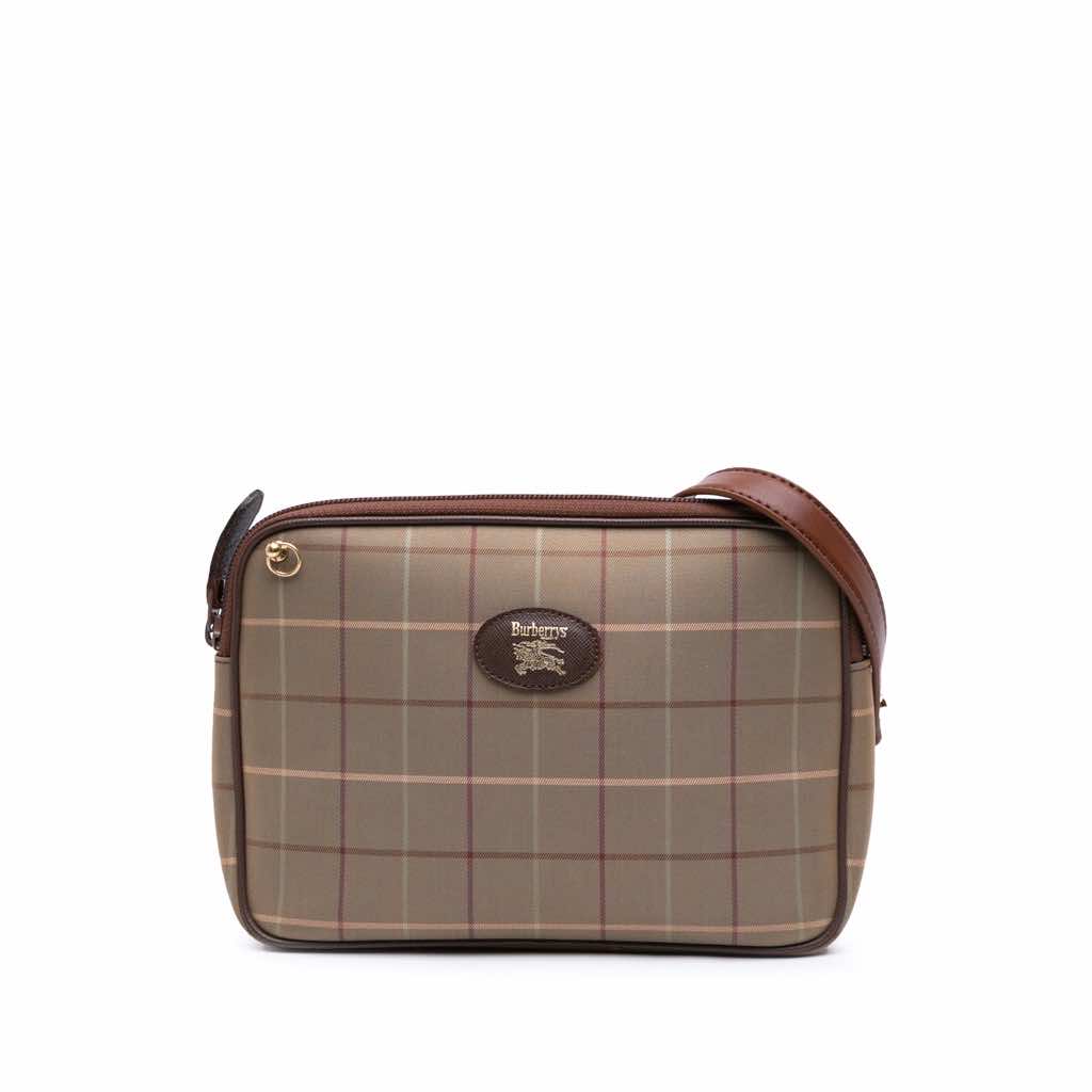 Burberry Vintage Check Canvas Crossbody