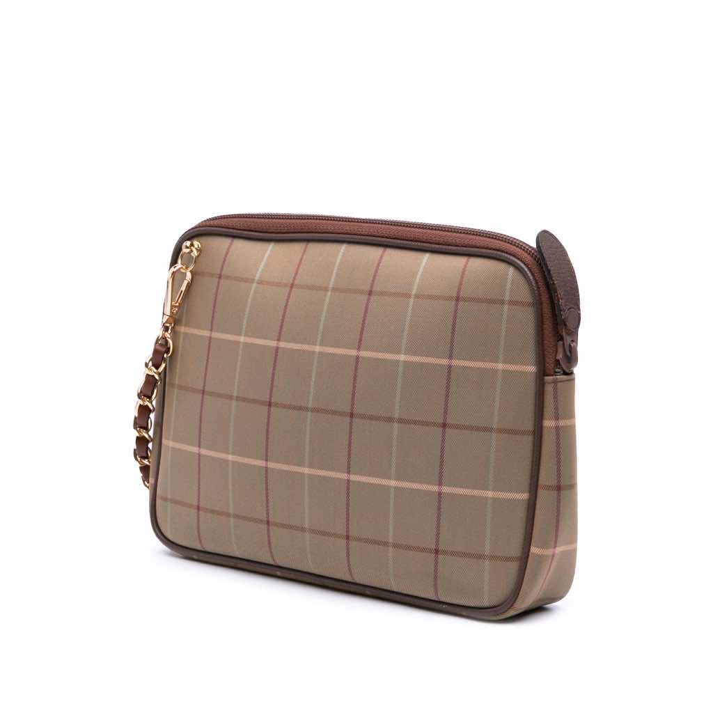 Burberry Vintage Check Canvas Crossbody - Back view