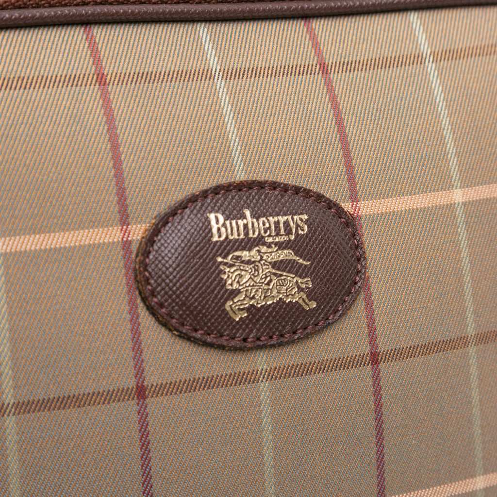 Burberry Vintage Check Canvas Crossbody - Side view