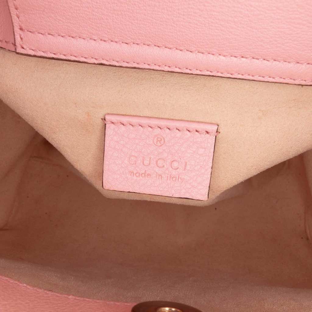 Gucci Mini Calfskin Bamboo Diana Satchel - 5