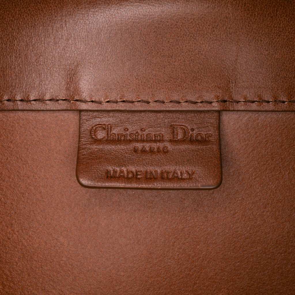 Dior Large Studded Embroidered Leather Floral Book Tote - 5