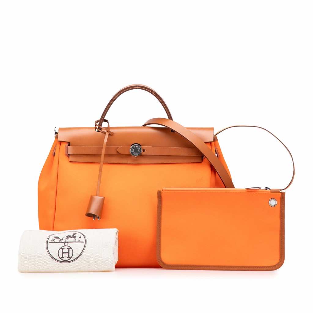 Hermès Toile Herbag Zip 31 - Image 18