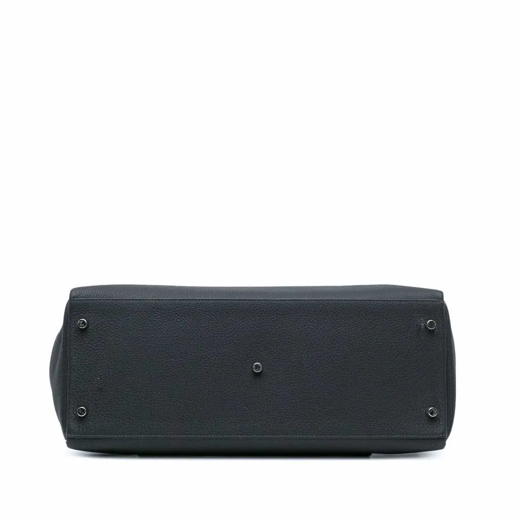 Hermès Togo Maxi Kelly 42 Black Leather Good - Inside View