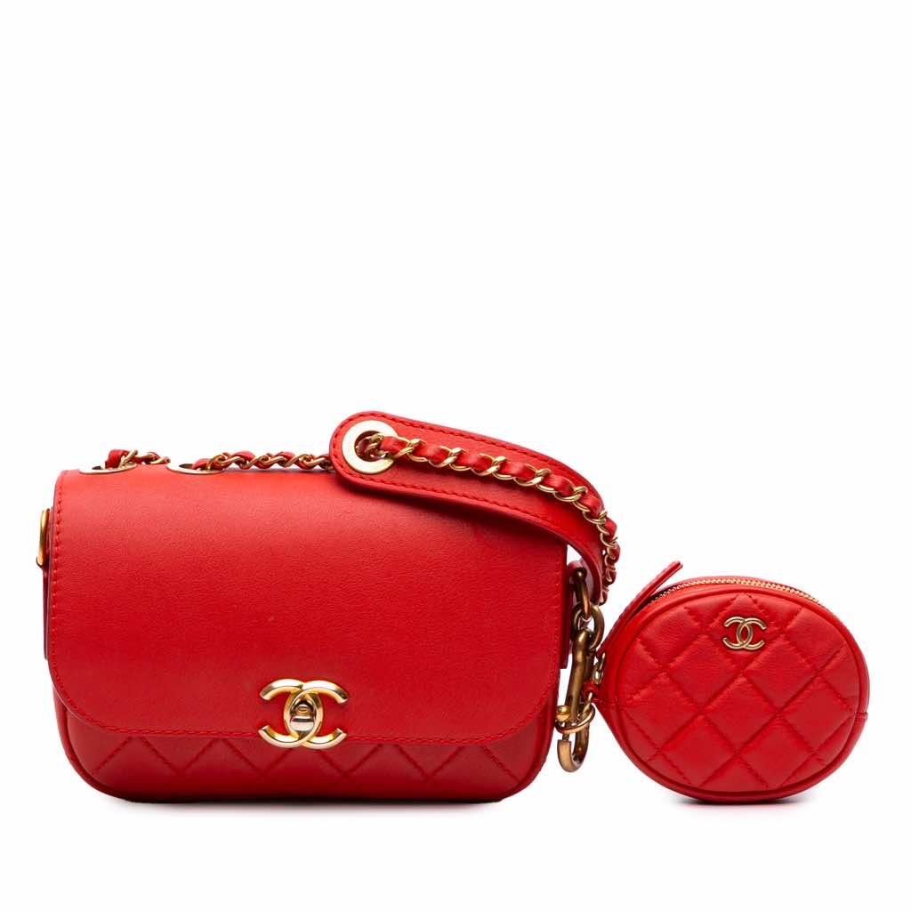 Chanel Quilted Calfskin Multi Pouching Flap