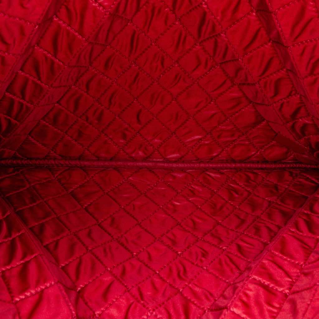 Chanel Large Quilted Patent O Case Clutch - 4