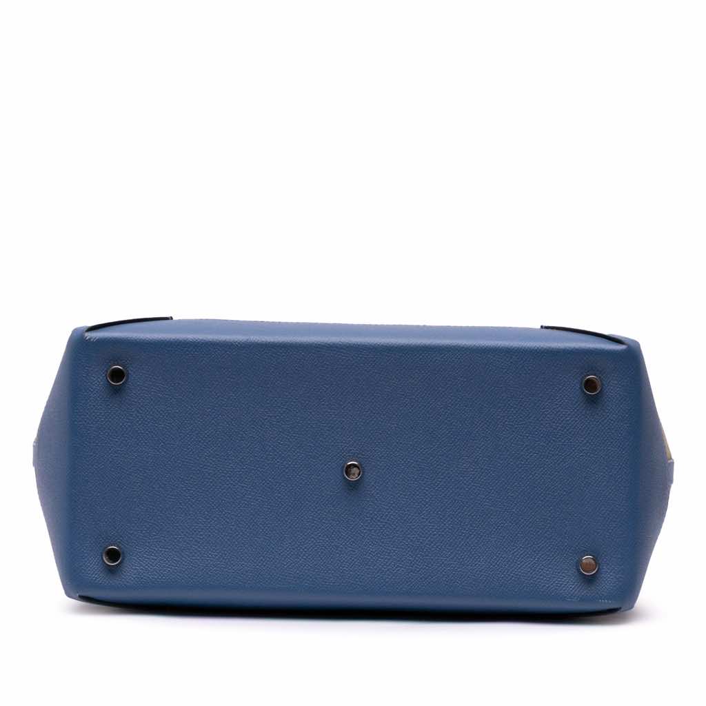 Hermès Doblis Suede and Epsom Maxibox Cabas 30 - 3