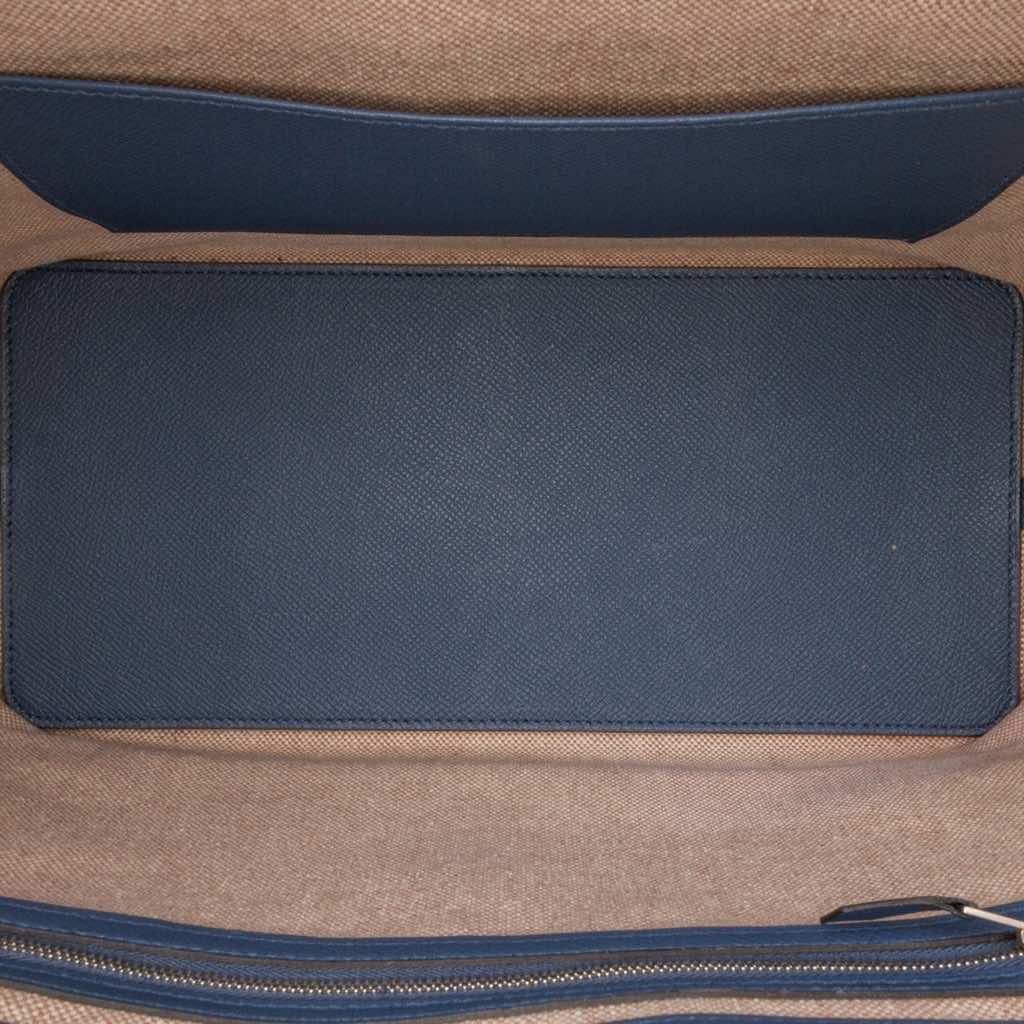 Hermès Doblis Suede and Epsom Maxibox Cabas 30 - 4