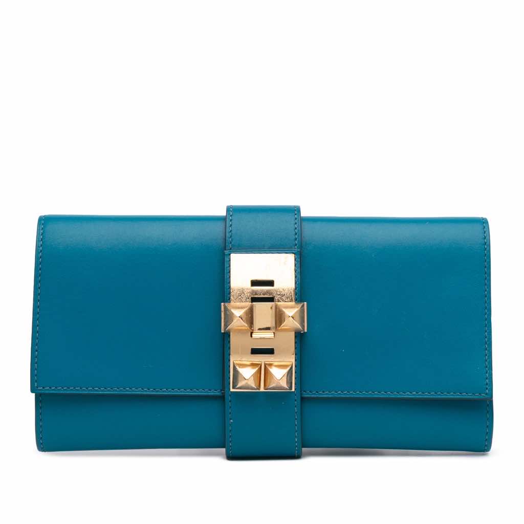 Hermès Tadelakt Medor Clutch 23