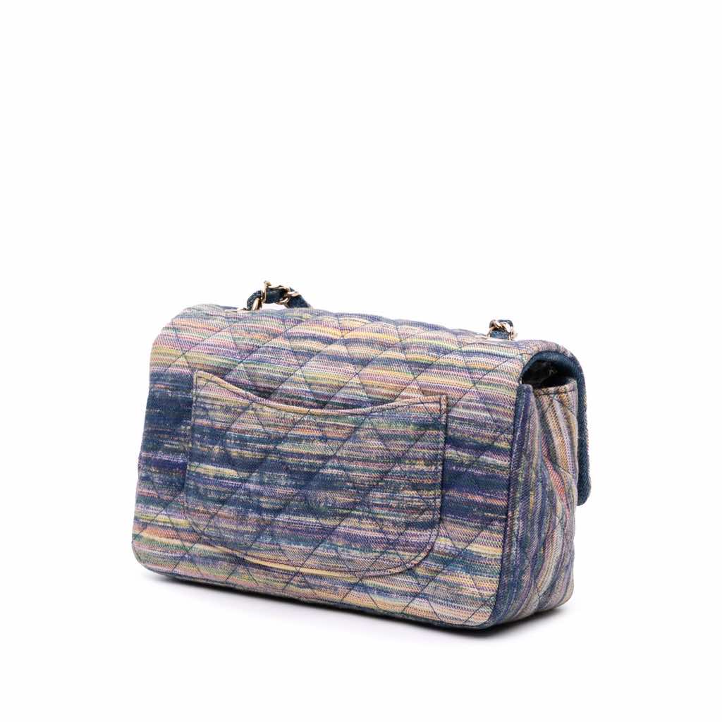 Chanel Mini Rectangular Multicolor Classic Denim Single Flap - 2