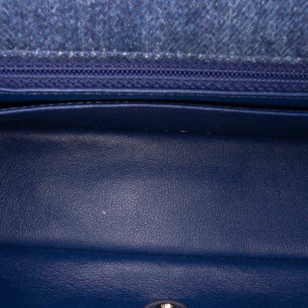 Chanel Mini Rectangular Multicolor Classic Denim Single Flap - 4