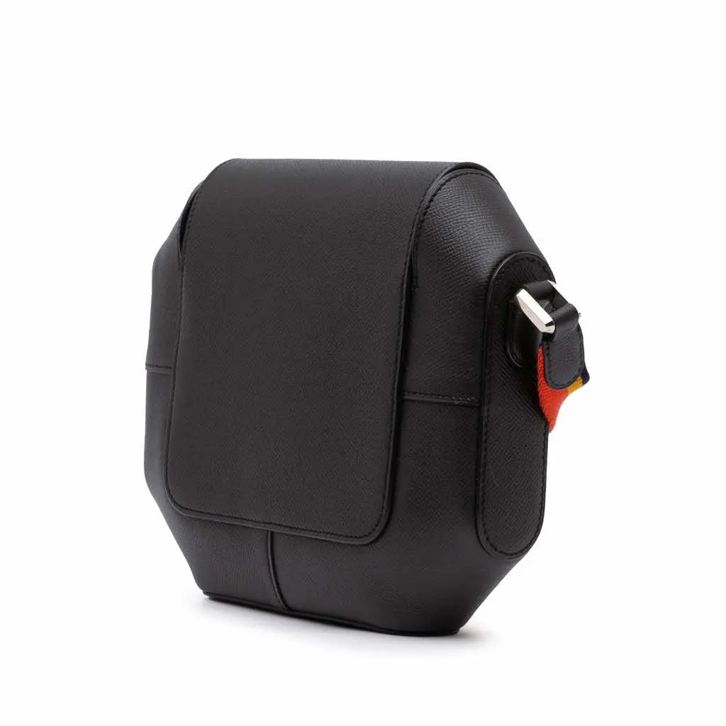 Hermès Epsom Octogone 23 Black Leather Very good - Back View