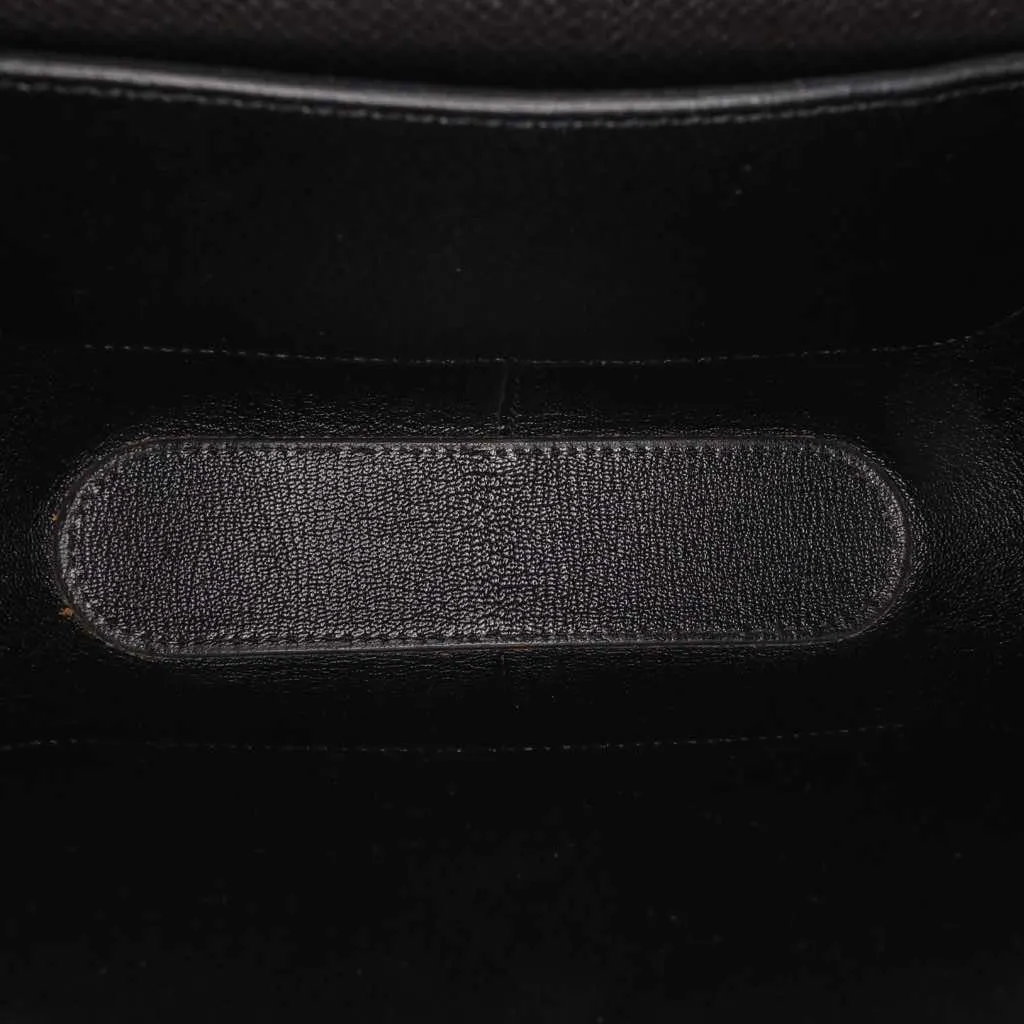 Hermès Epsom Octogone 23 Black Leather Very good - Model View