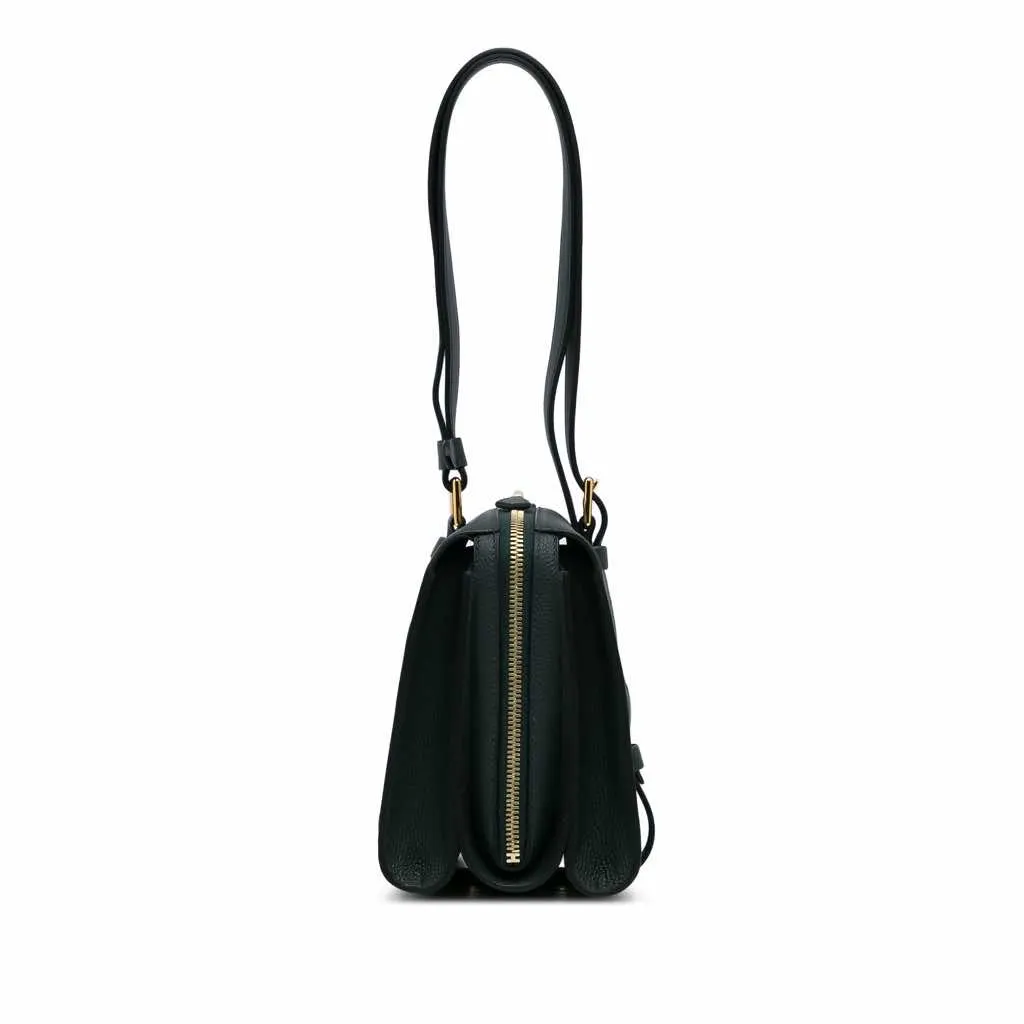 Hermès Togo and Swift Simone Green Leather Good - Model View
