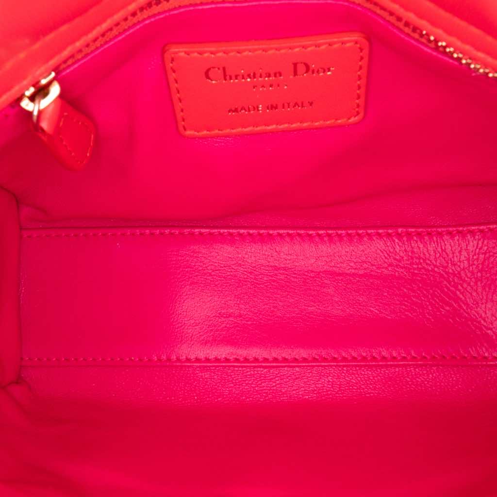 Dior Mini Bicolor Lambskin Cannage Lady Dior - 4