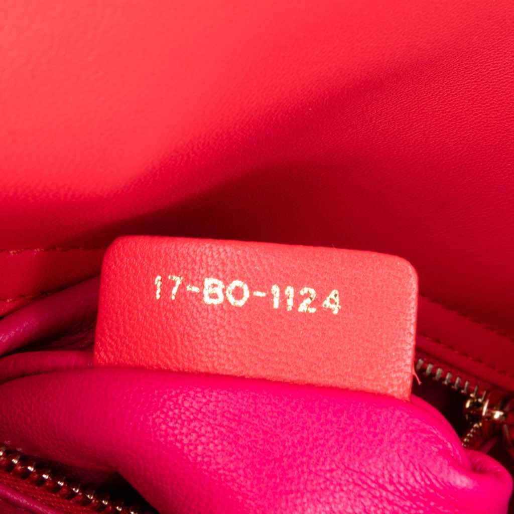 Dior Mini Bicolor Lambskin Cannage Lady Dior - Detail 1