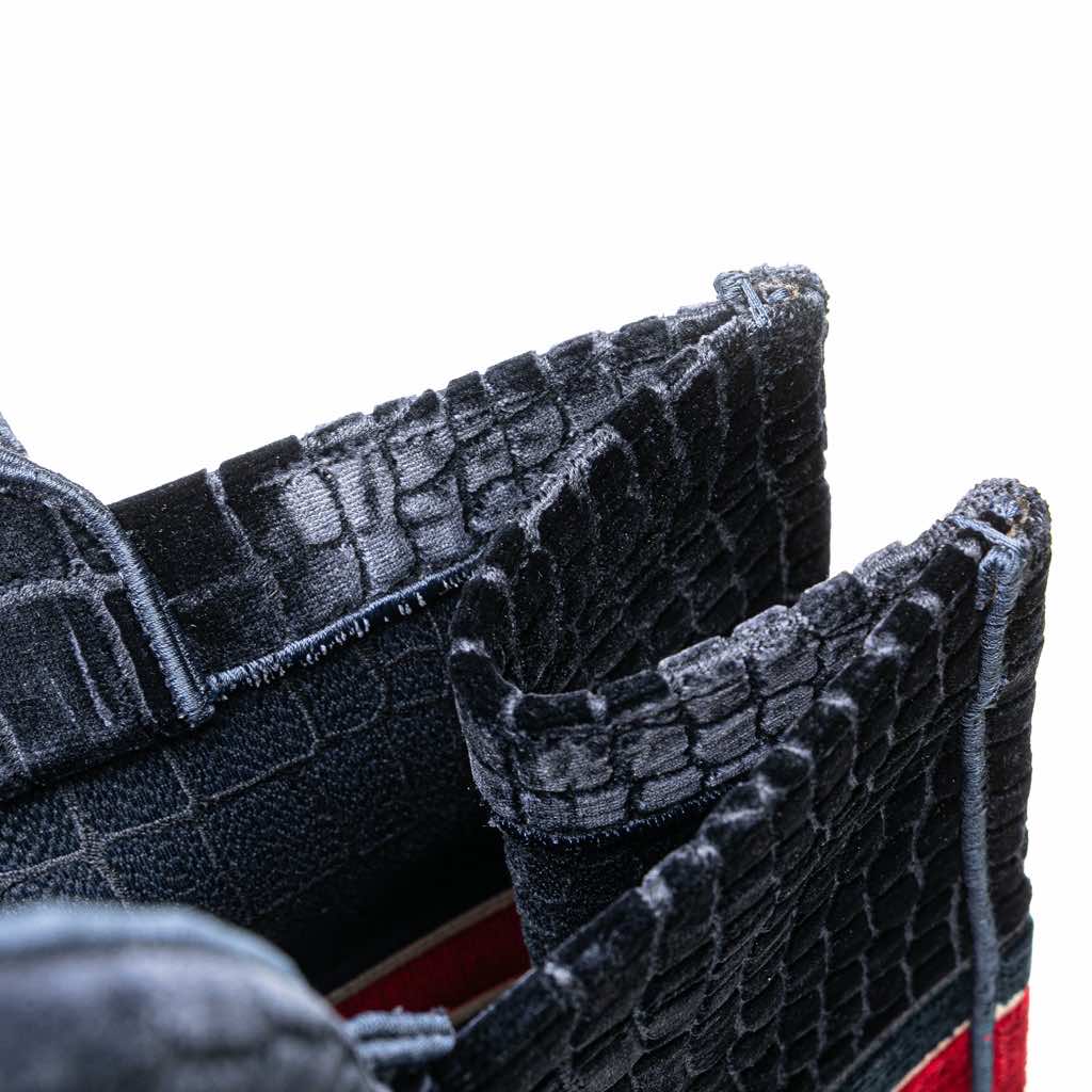 Dior Large Velvet Embossed Book Tote - Detail 2