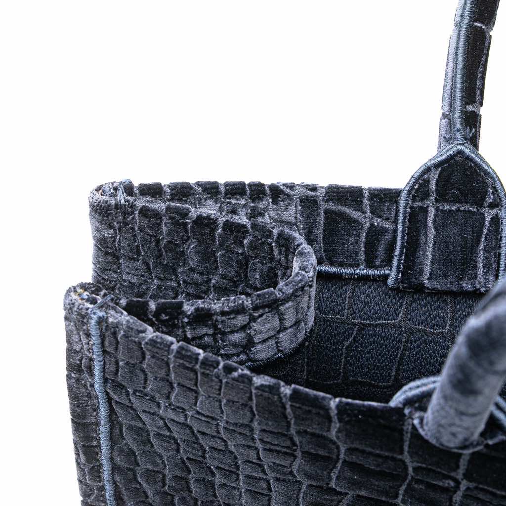 Dior Large Velvet Embossed Book Tote - Image 12