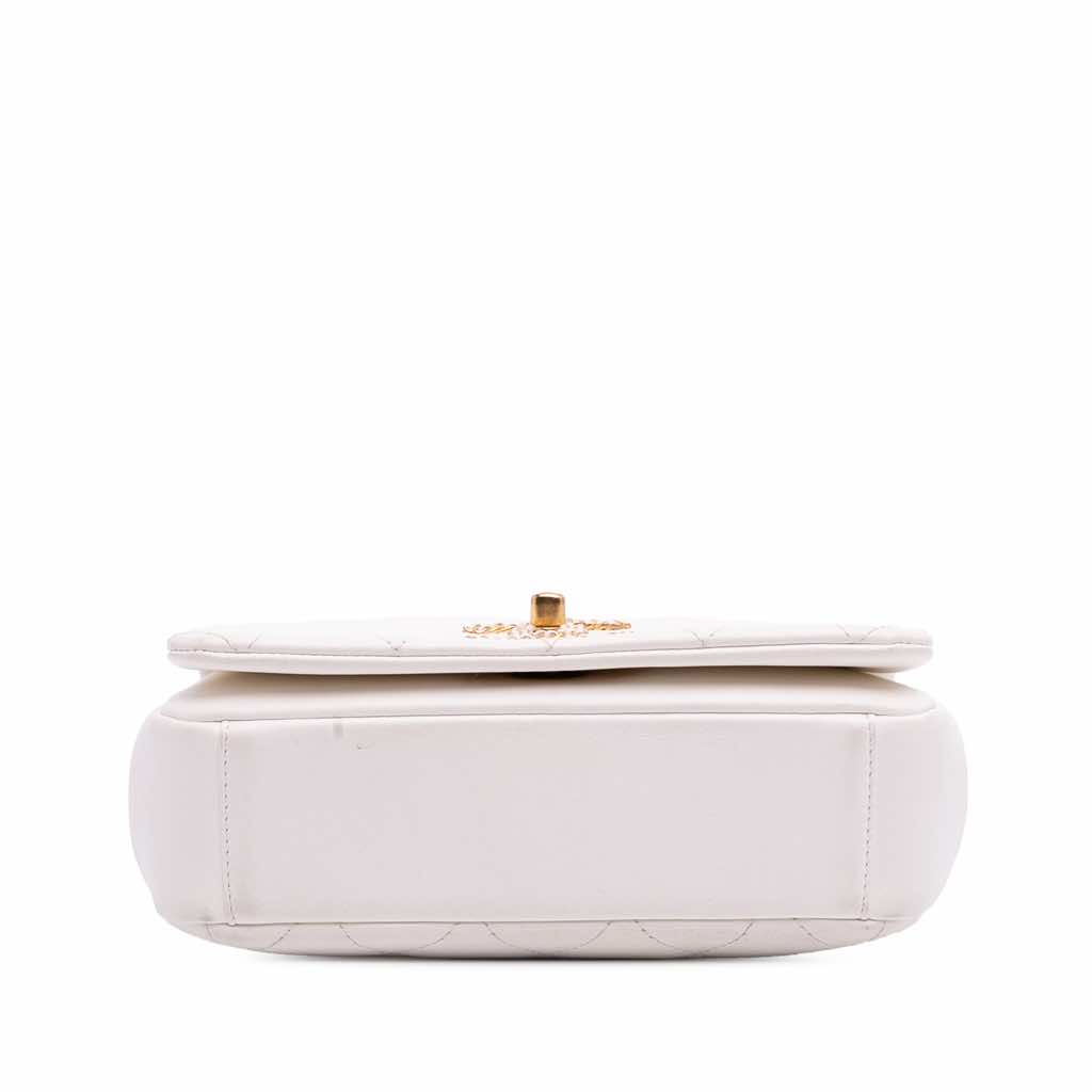 Chanel Small Quilted Lambskin On And On Chain Flap - 3