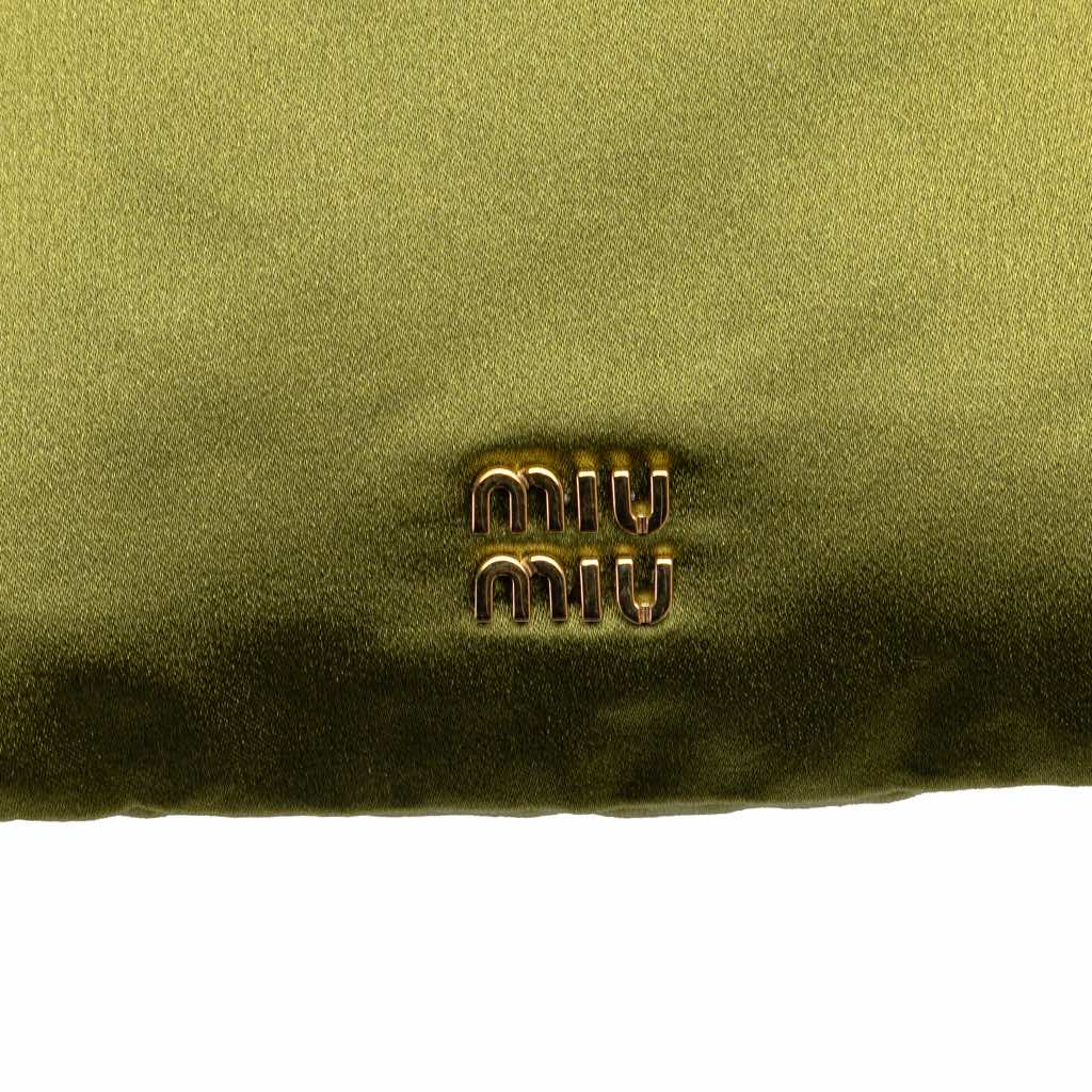 Miu Miu Satin Duchesse Drawstring Pouch - Detail 1