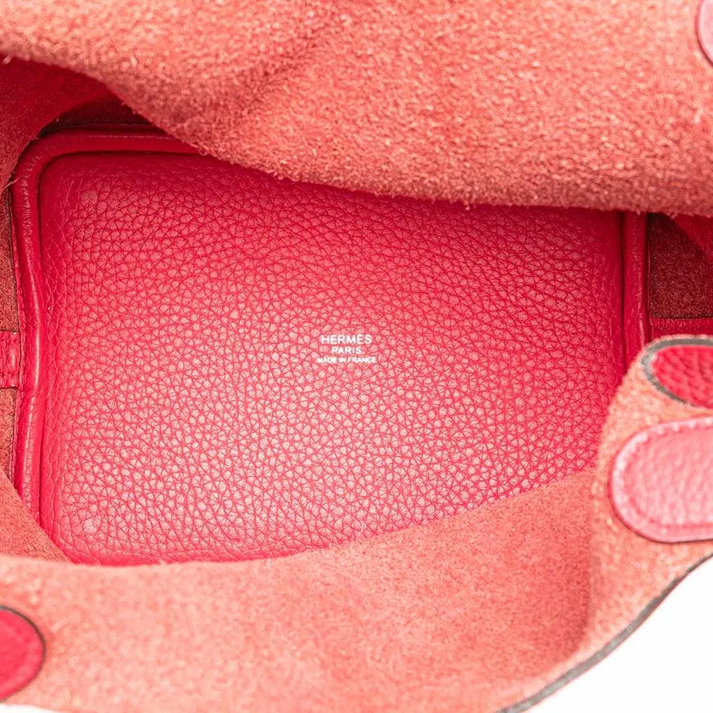 Hermès Clemence Picotin Lock 18 Pink Leather Very good - Model View