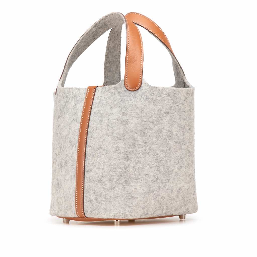 Hermès Feutre and Swift Picotin Lock 18 - Back view