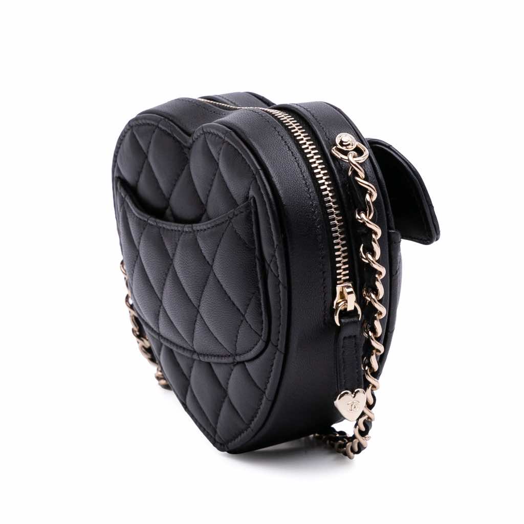 Chanel Mini Lambskin CC in Love Heart Crossbody - 2