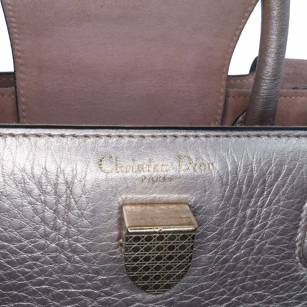 Dior Mini Grained Calfskin Diorever Satchel - 5