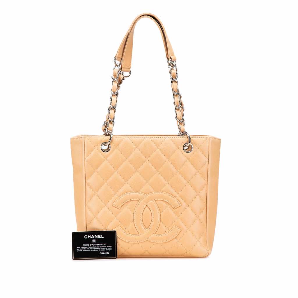 Chanel Caviar Petite Shopping Tote - Image 14