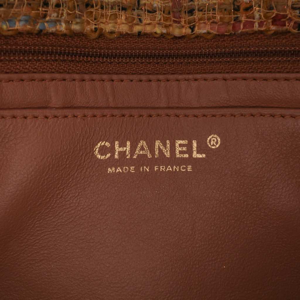 Chanel Medium Quilted Tweed St Tropez Flap - 5