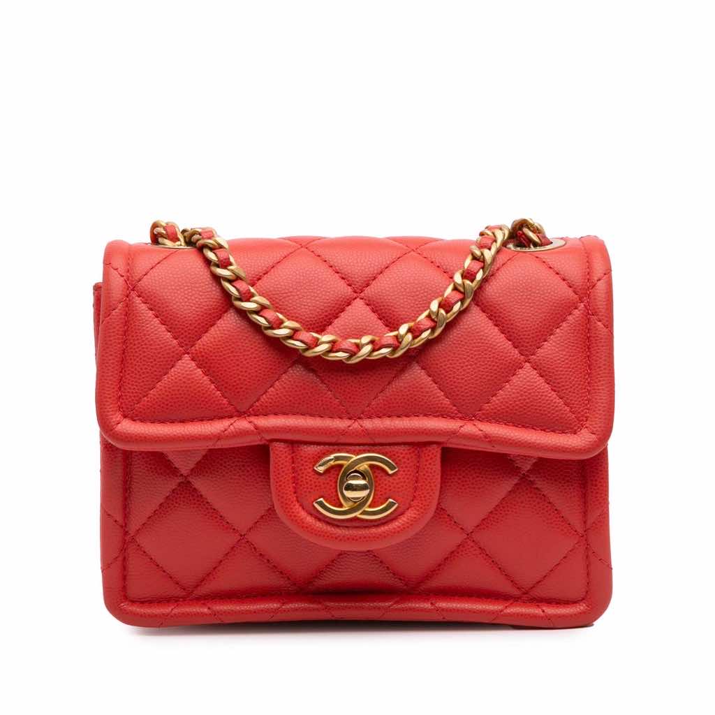 Chanel Mini Quilted Caviar Sweet Classic Flap