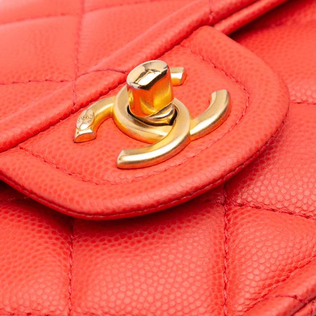 Chanel Mini Quilted Caviar Sweet Classic Flap - Detail 2