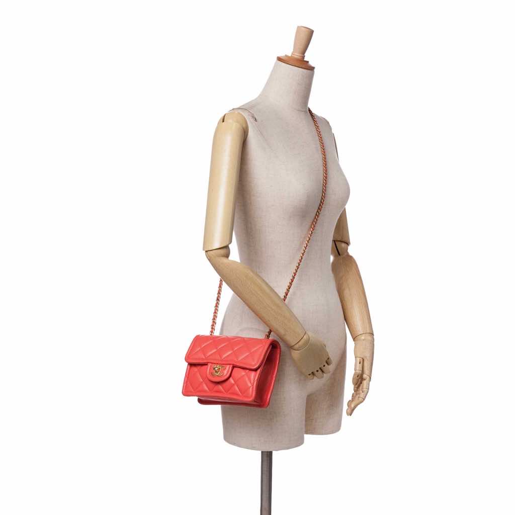 Chanel Mini Quilted Caviar Sweet Classic Flap - Image 11