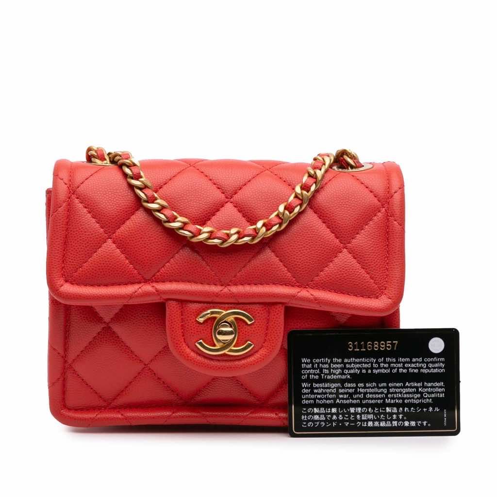 Chanel Mini Quilted Caviar Sweet Classic Flap - Image 12