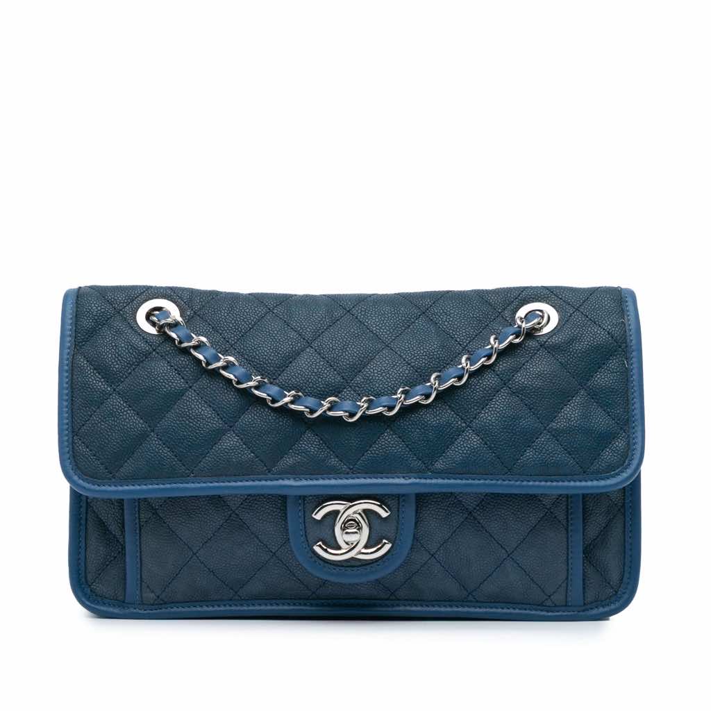 Chanel Medium Caviar French Riviera Flap