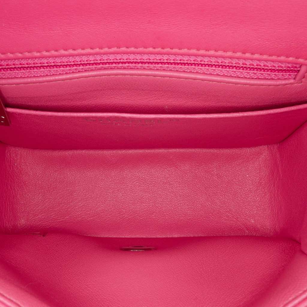 Chanel Mini Square Classic Lambskin Single Flap - 4