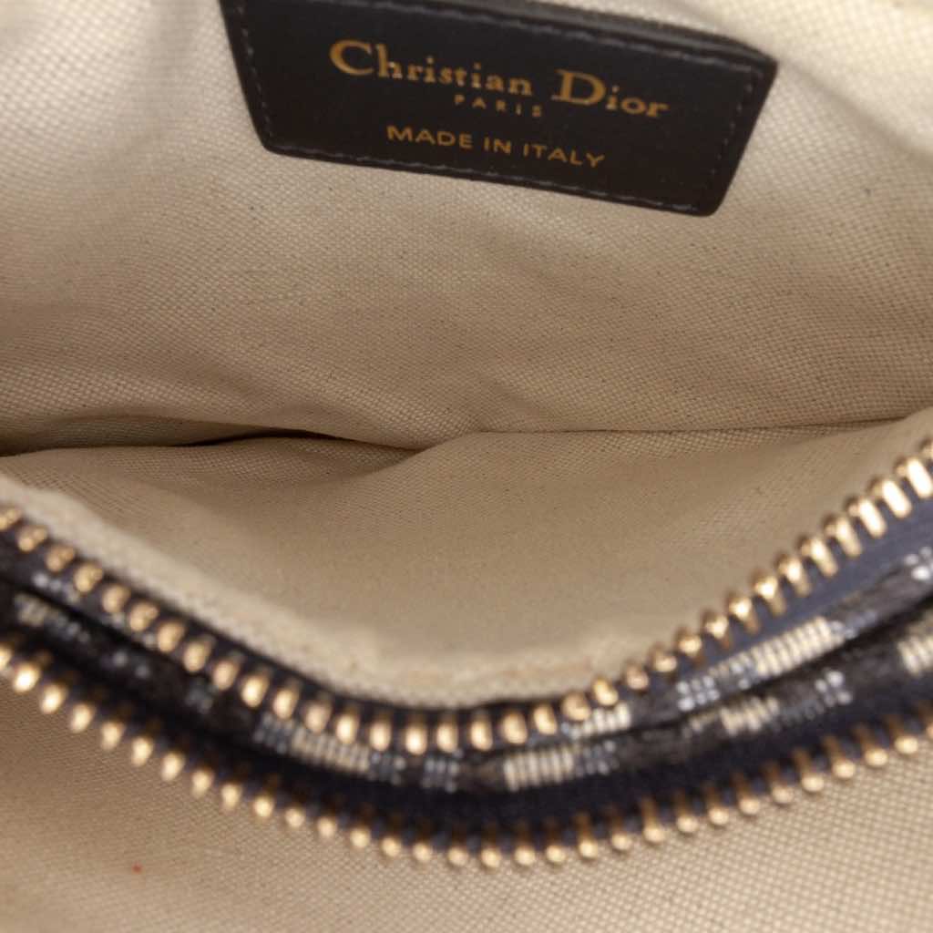 Dior Oblique Canvas Saddle Triple Zip Crossbody - 5