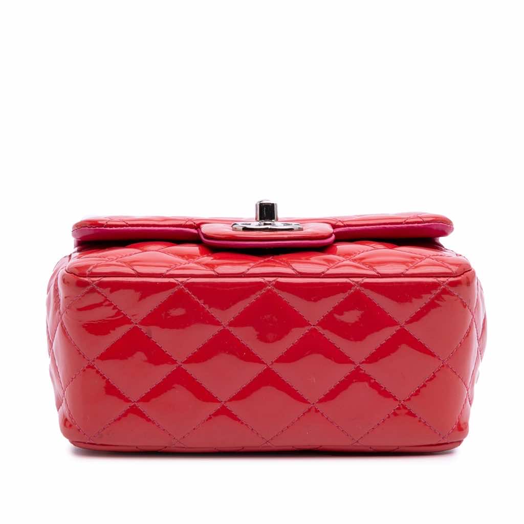 Chanel Mini Square Classic Patent Single Flap - Image 6