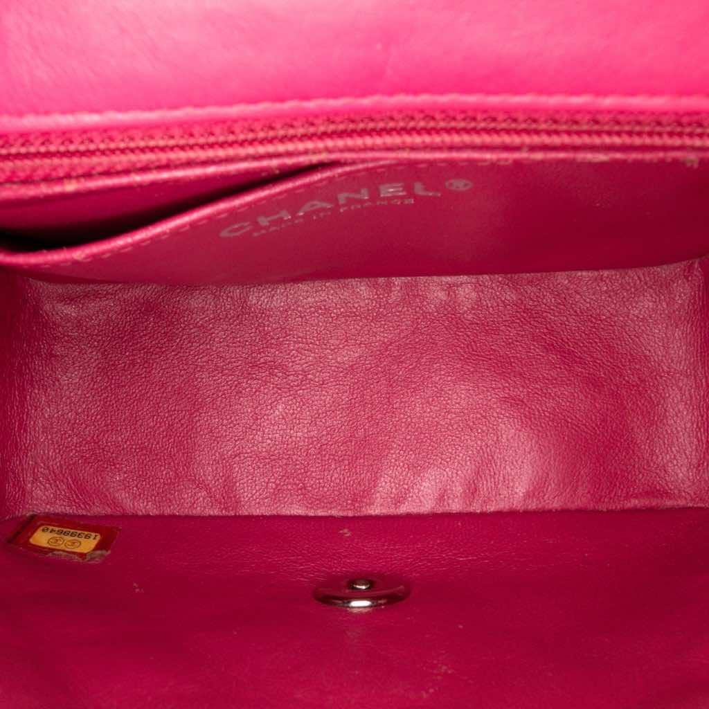 Chanel Mini Square Classic Patent Single Flap - 4